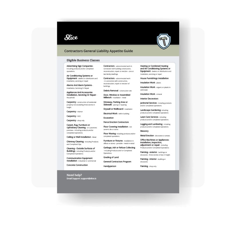 Gen Contractors Insurance Appetite Guide Oct 2021-download share image